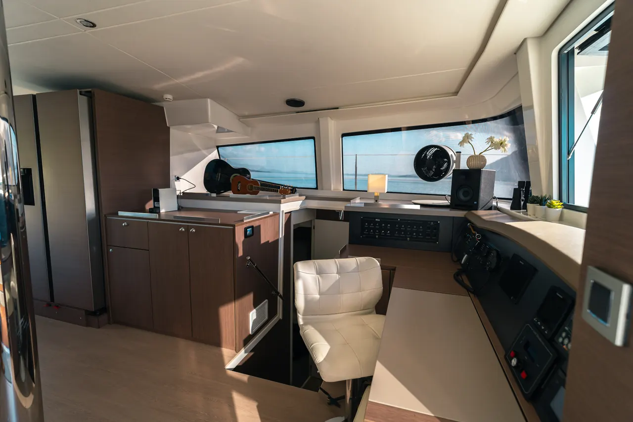 Interior, forward area